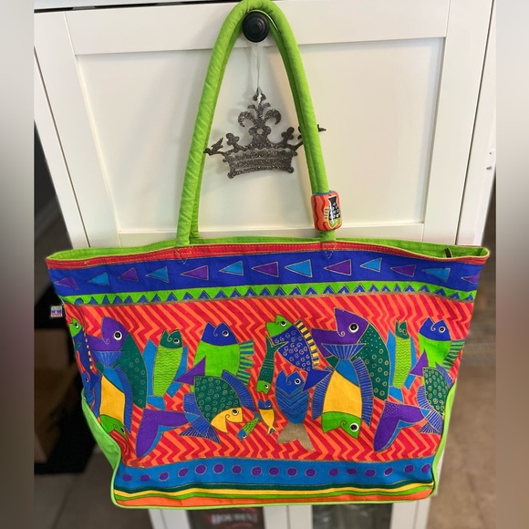 Laurel Burch Large pool or beach bag - Picture 1 of 7
